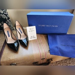 Stuart Weitzman patent leather pumps